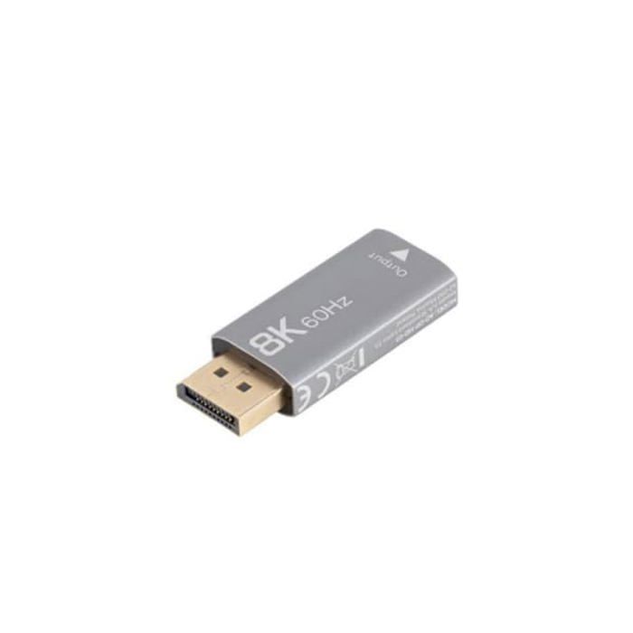 Adaptateur - Lanberg - 8K DisplayPort Vers HDMI - Noir - Garantie 3 Ans - Compatible HDMI