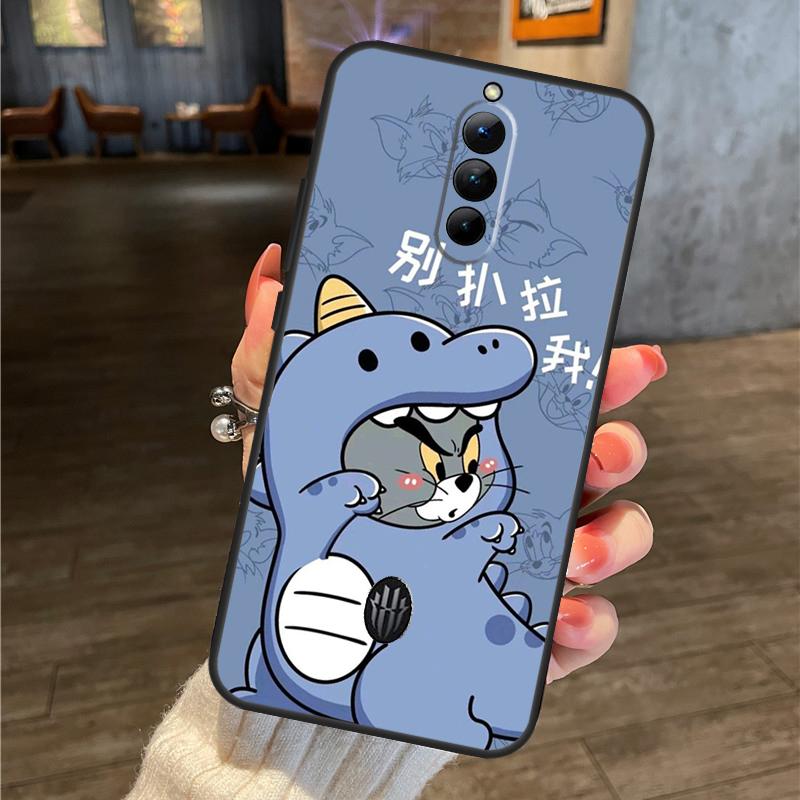 Couple Matching Cute Dinosaur Case For ZTE Nubia Red Magic 8 Pro Plus 5G 5S 6R RedMagic 7 6 Pro 7S 6S Pro Phone Cover