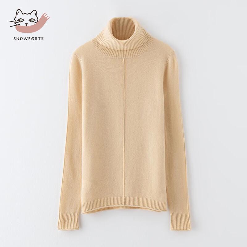 

Женский свитер с высоким воротником из кашемировой смеси Sinofuode M165/88A