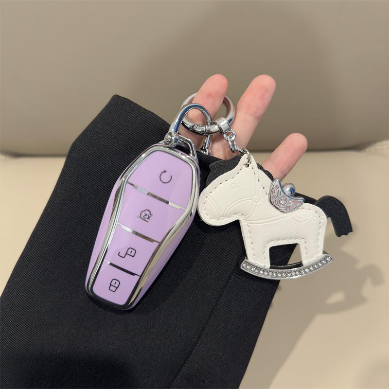 New Soft TPU Car Key Case For BYD Atto 3 Han Song Tang Qin Ev Pro PLUS MAX Dolphin 4 Buttons Remote Control Protect Cover Auto