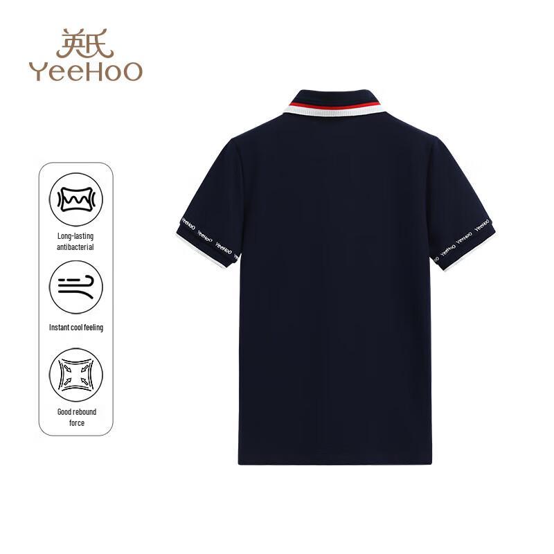 YEEHOO Boys' Short Sleeve Polo Shirt