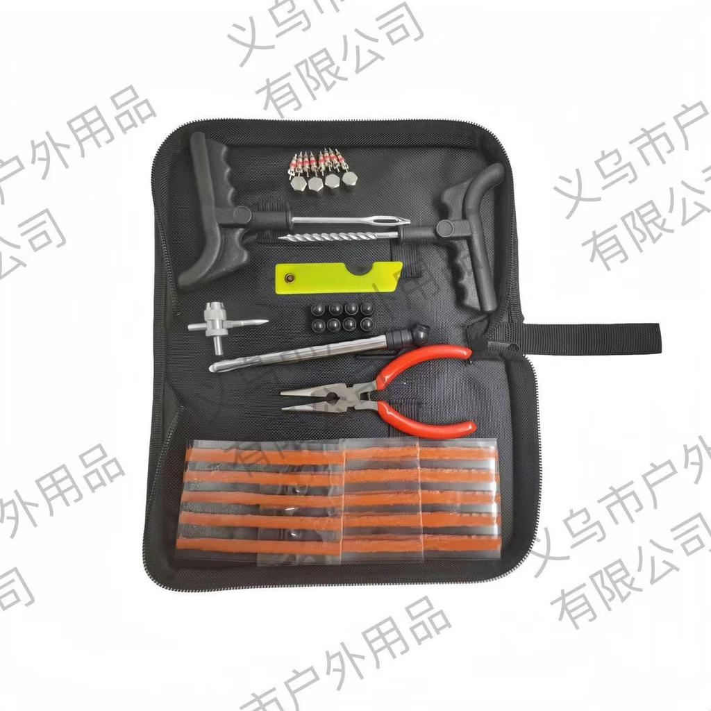 Universal Car Tire Quick Repair Kit - Emergency Outdoor Tool Set