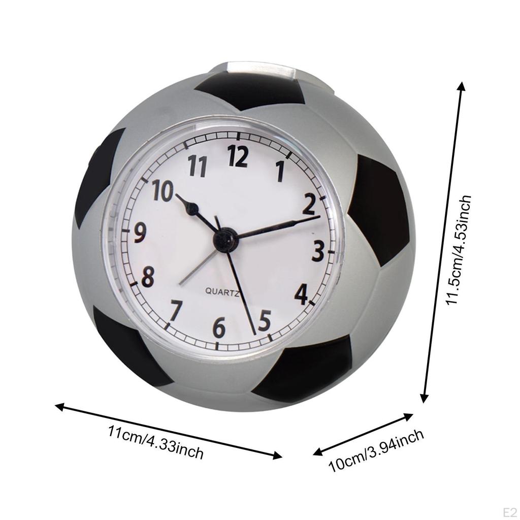 Football Shaped Alarm Clock Home Decoration Cute, Portable, Practical Decorative Table Silent