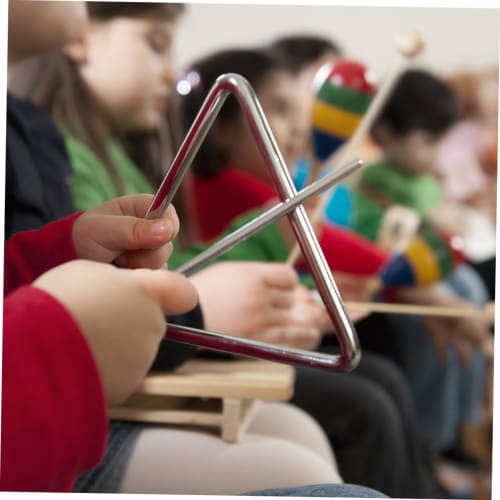 QUMIIRITY 8-Piece Triangular Iron Mallets for Percussion Instruments