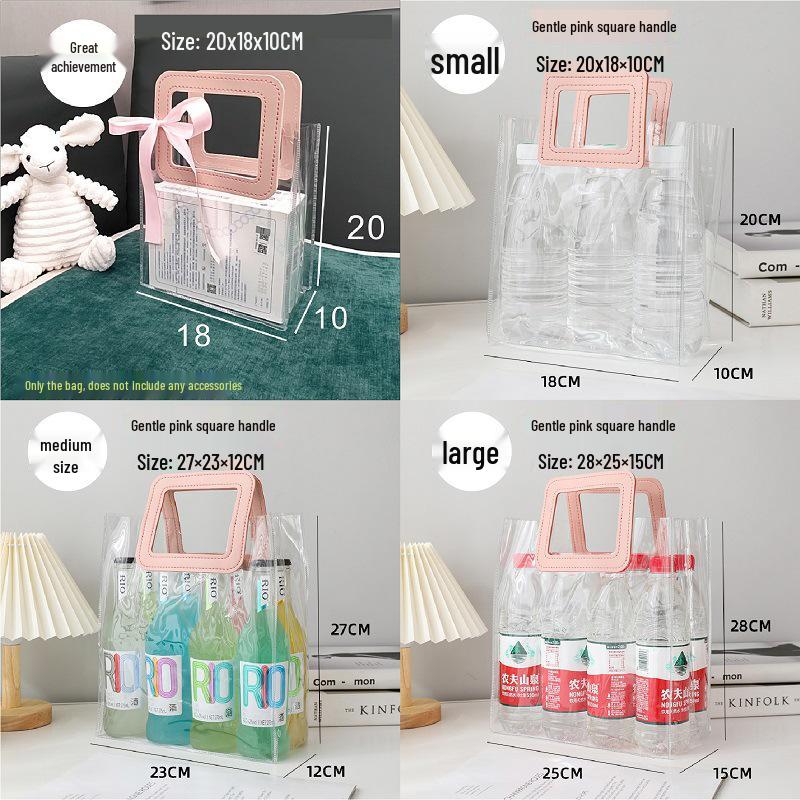 Transparent PVC Wedding Candy Laser Gift Bag
