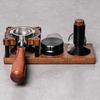 51/53/54/58mm Wood Espresso Tamper Station Stand Portafilter Holder Filter Screen Holder Espresso Tamping Storage Rack