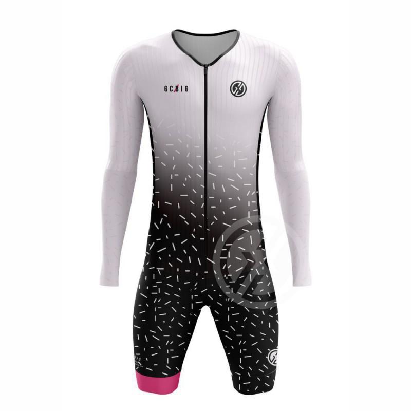 Mens Triathlon One-Piece Cycling Jersey Road Bike Racing