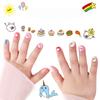 Children'S Nail Stickers Cartoon Unicorn Strawberry Butterfly Nail Stickers Diy Waterproof Detachable Nail Decoration Stickers