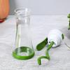 Saftbehälter Shaker Mixer Salatdressing-Mischflasche mit Skala Auslaufsicher Salatdressing-Shaker Manueller Mischbecher Küche