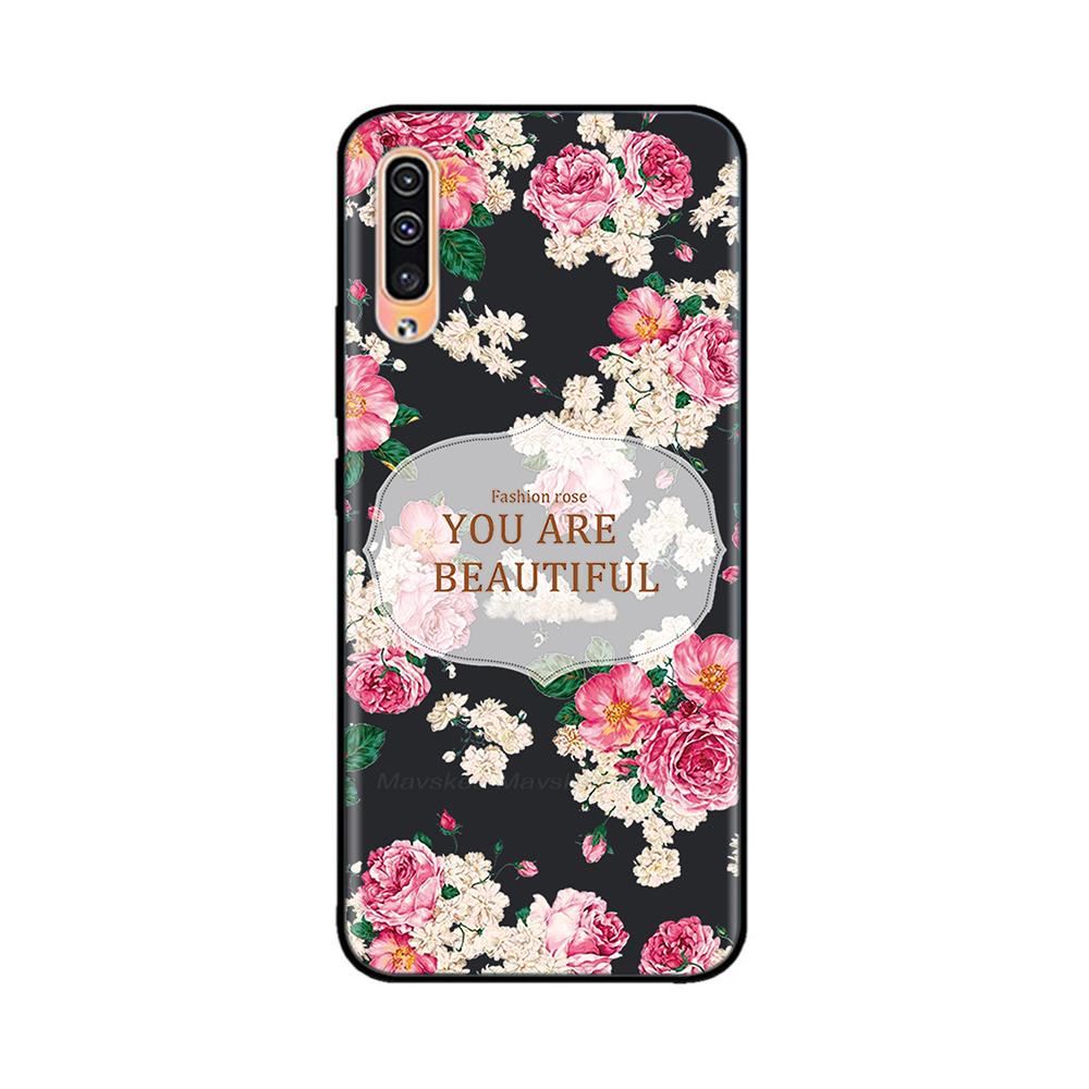 For Samsung Galaxy A50 A50S A30S Case Soft Black Silicone Back Cover Phone Case For Samsung A 50 A 50 30 S Fundas Coque Bumper