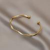 Twist Simple Fashion Bracelet, High-end New Bracelet Ins Trendy Niche Design Girlfriend Cold Wind Jewelry Women
