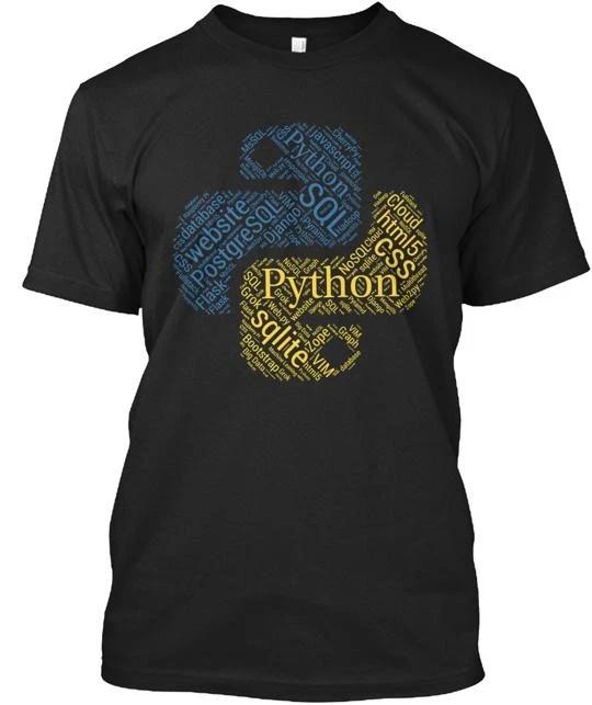 Футболка для Python-программиста и разработчика Сделано в США Размеры от S до 5XL 3XL