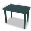VidaXL Mobilier de Bistro 3 pcs Salon de Jardin Table et Chaises de Salle à Manger Mobilier de Terrasse Patio Extérieur 275078