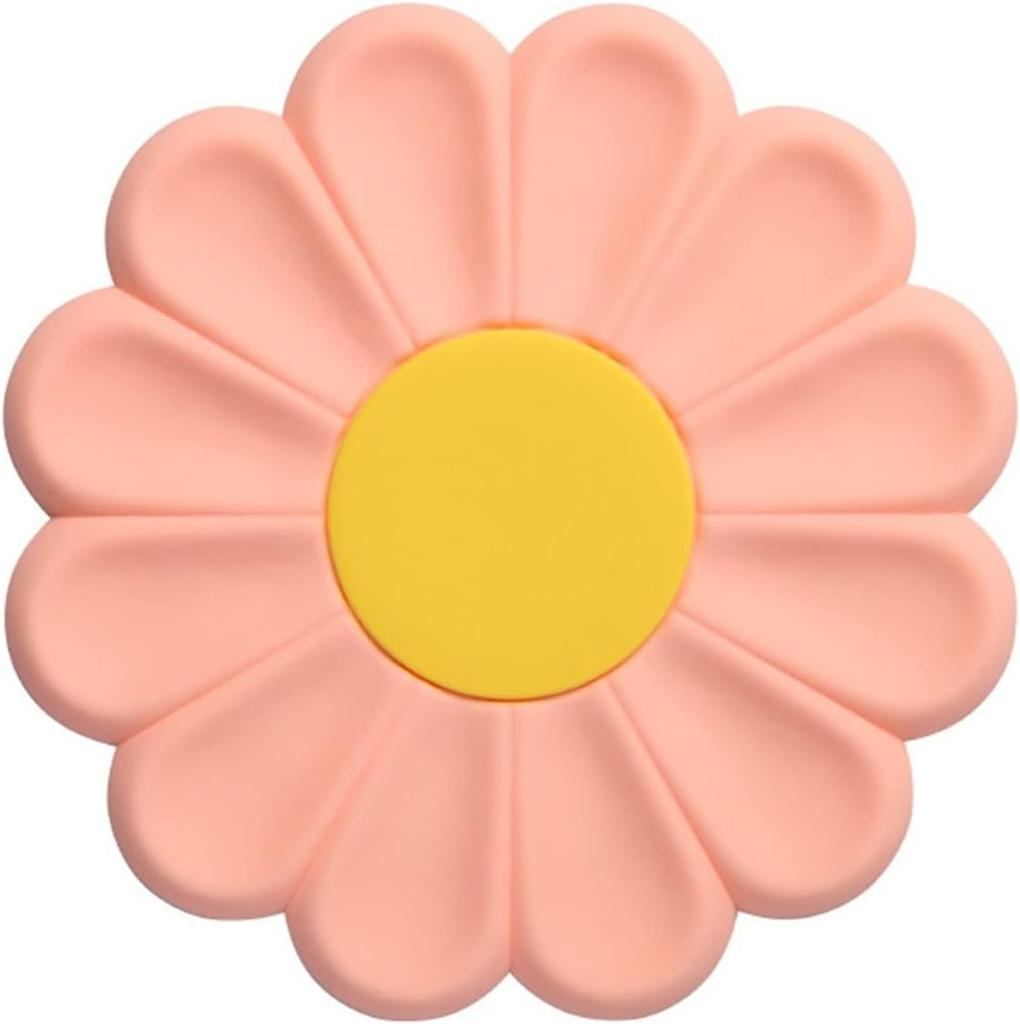 Daisy Flower Heat Insulation Mat Simple and Durable Cute Japanese Silicone Placemat Ins Coaster Anti-scalding Pot Mat