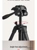 Portable Desktop & Floor Standing Tripod with Ring Light for Live Streaming & Photography