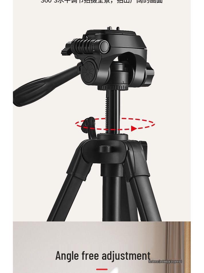 Portable Desktop & Floor Standing Tripod with Ring Light for Live Streaming & Photography