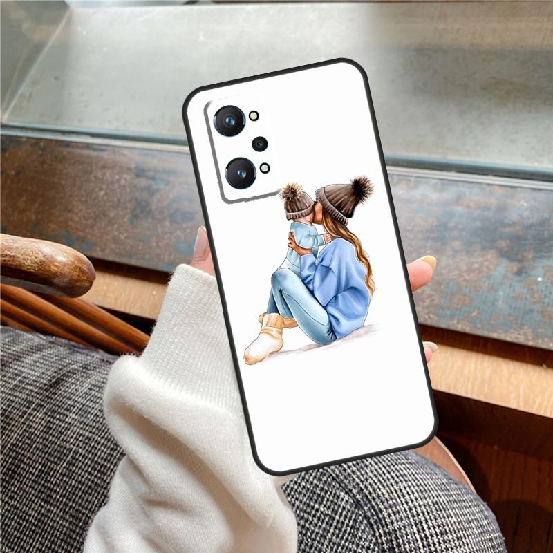 

Baby Mom Daughter Girl Son Dad Case For Realme 15 Pro GT7 GT6 11 12 13 14 Pro Plus C55 C51 C53 C35 C33 C61 C65 C67 C71 C75 Realme C63 4G