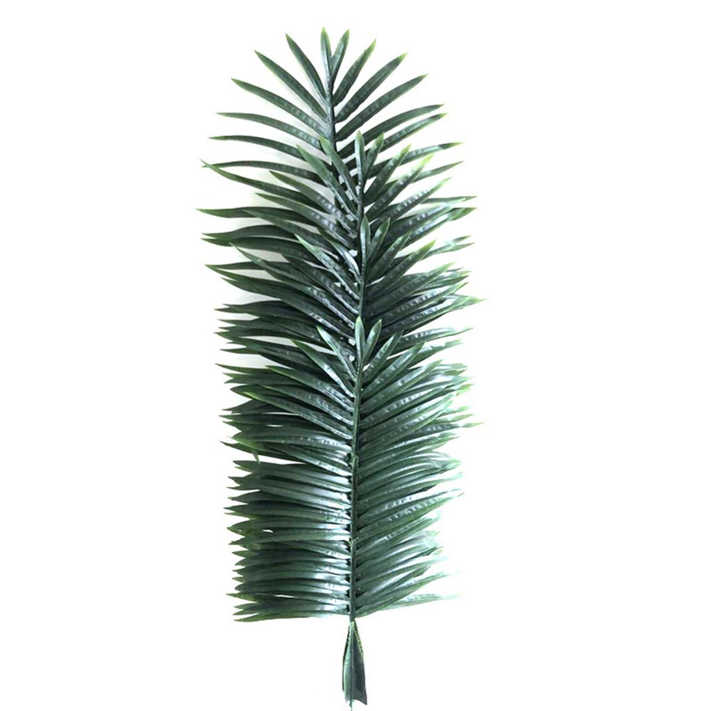 Hojas de Palmera Artificiales Realistas Hojas de Palmera Falsas Tropicales para Boda Decoración del Hogar Verde Oscuro 1.2m