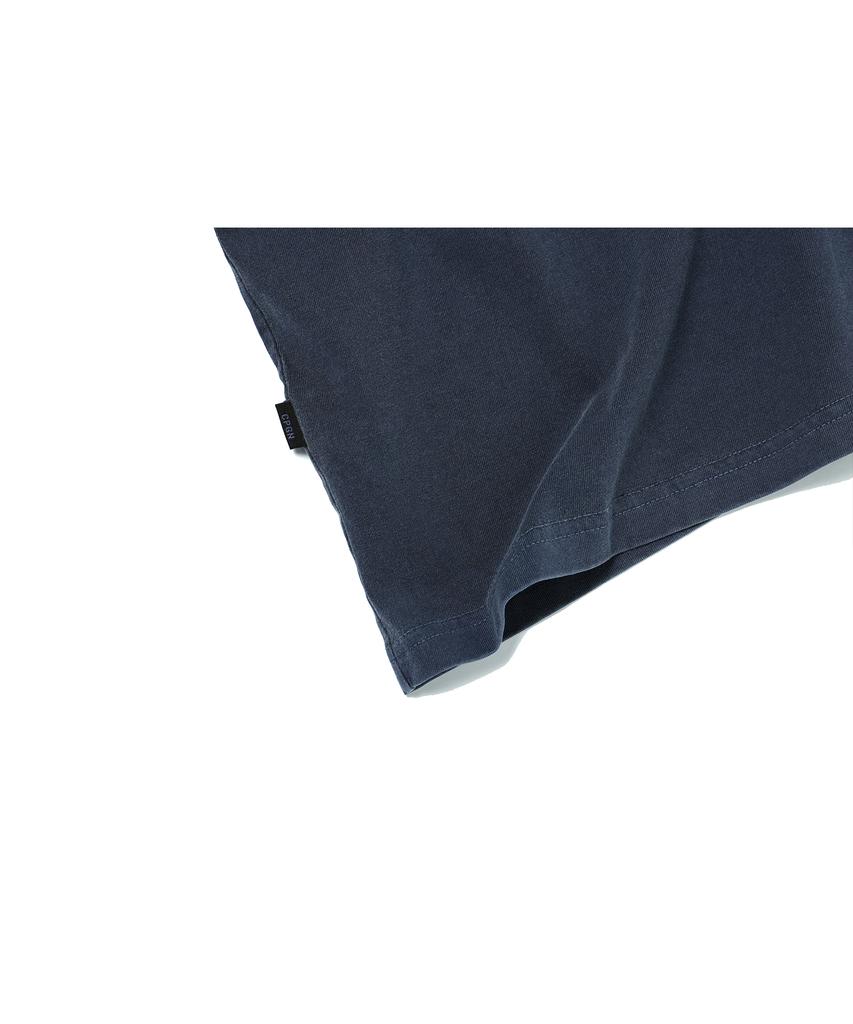 CPGN STUDIO Cereal Teddy Pigment Short Sleeve Tee Dark Blue