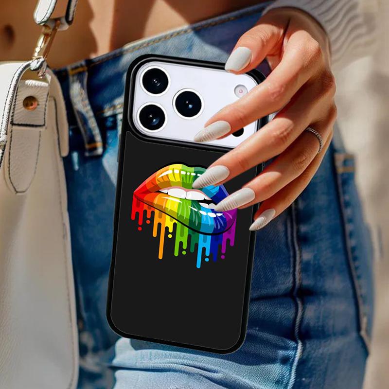 Gay Lesbian LGBT Rainbow Pride Phone Case For iPhone 17 Air 14 15 13 12 Max Cover For Apple 14 15 16 16e 11 Pro Max Plus Coque