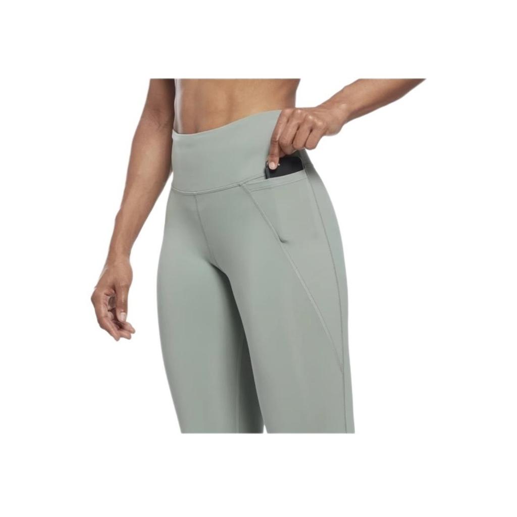 Reebok Comfortable Fitness Leisure Sports Long Pants Women bottoms Gray-Green HS4705