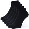 Socks for 5 Short Ankle Made In [Apple] Five-finger Men, Pairs, Length, Length, Odor-resistant, 100% Cotton, Black, Japan, 24-27cm