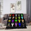 Sprunki Incredibox Játék Takaró Plüss Szundikáló Kanapé Szőnyeg Nappalihoz Meleg Iroda Hálószoba Születésnap Otthon Utazás Gyerek Ajándékok