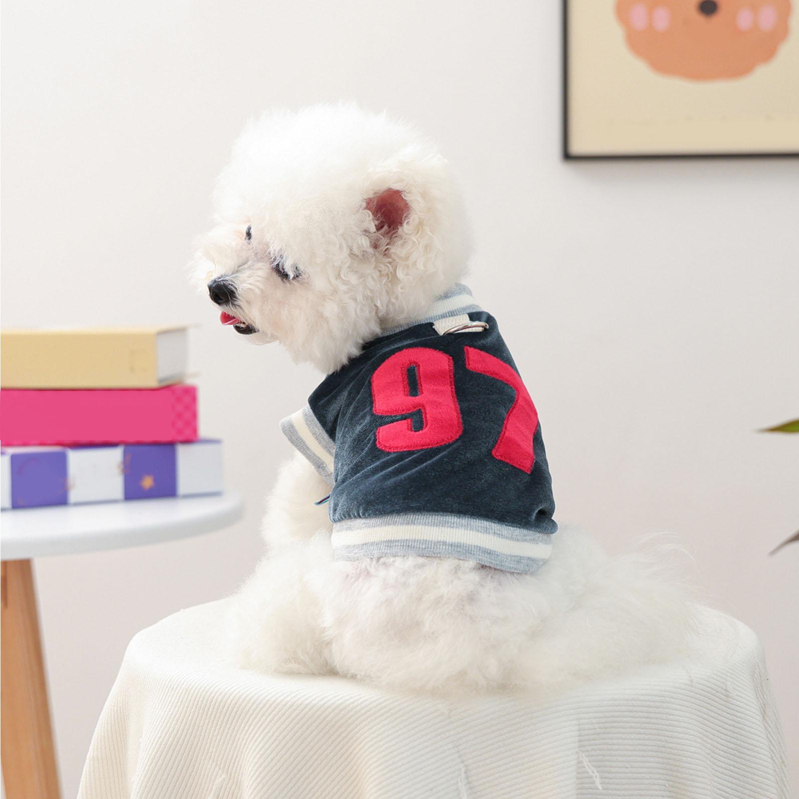 

Праздничная одежда для питомцев, милый щенок и повседневная модная одежда, рождественская детская плюшевая одежда L