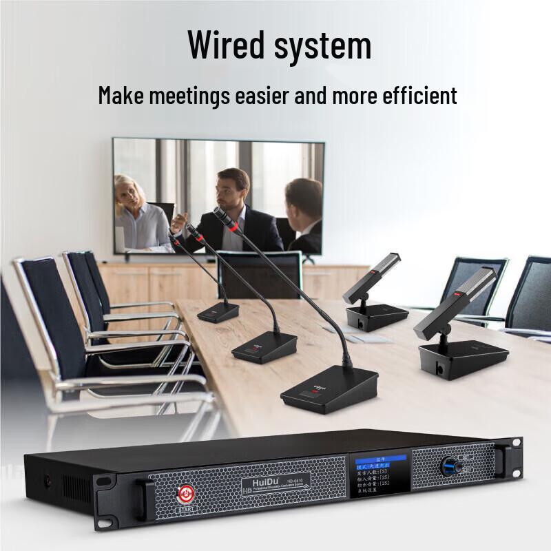 Huindu HD-6610 Professional Wired Gooseneck Conference Microphone (CN Version)