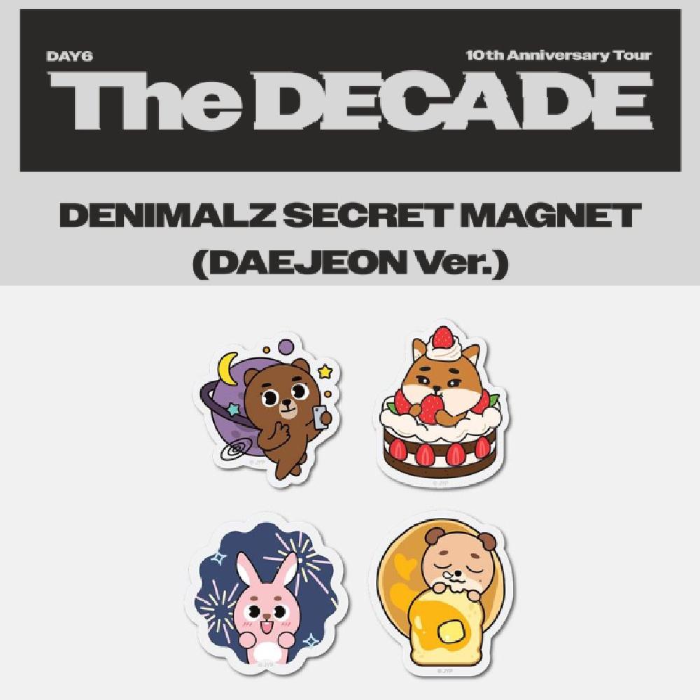 Предзаказ 2026 DAY6 10-й Юбилейный Тур The DECADE DENIMALZ Секретный Магнит ВЕРСИЯ ДЭДЖОН Random 1ea