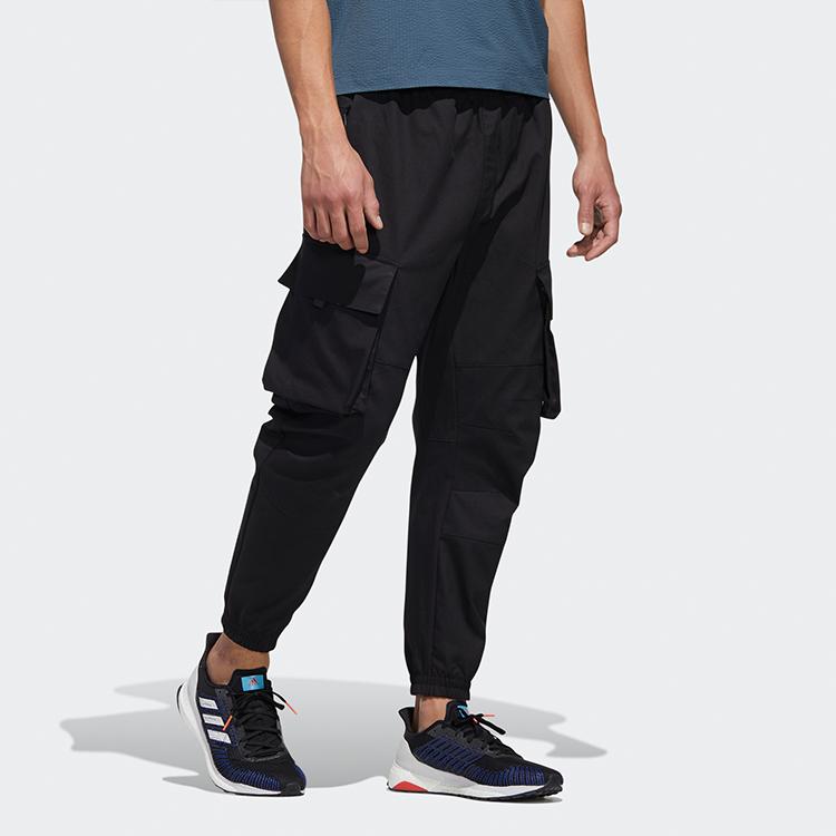 New Adidas Cargo Pants Men Black GM4418