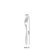 Western Cutlery Set - Thickened Pointed Handle, Stainless Steel Fruit Fork, Dessert Spoon, Steak Knife, Fork & Spoon, New Chinese Style.