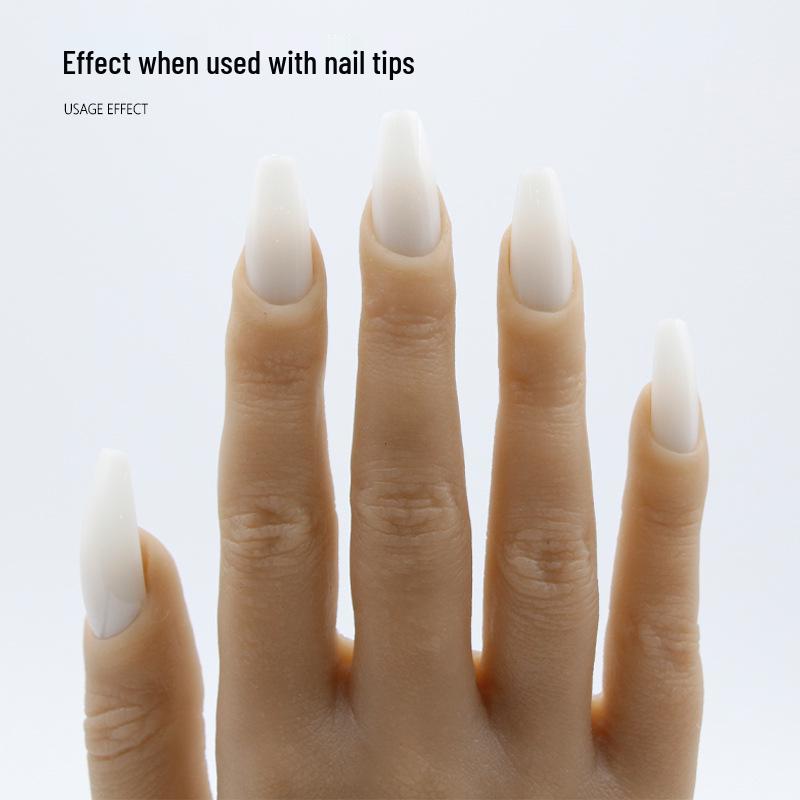 Bendable Silicone Nail Art Practice Hand