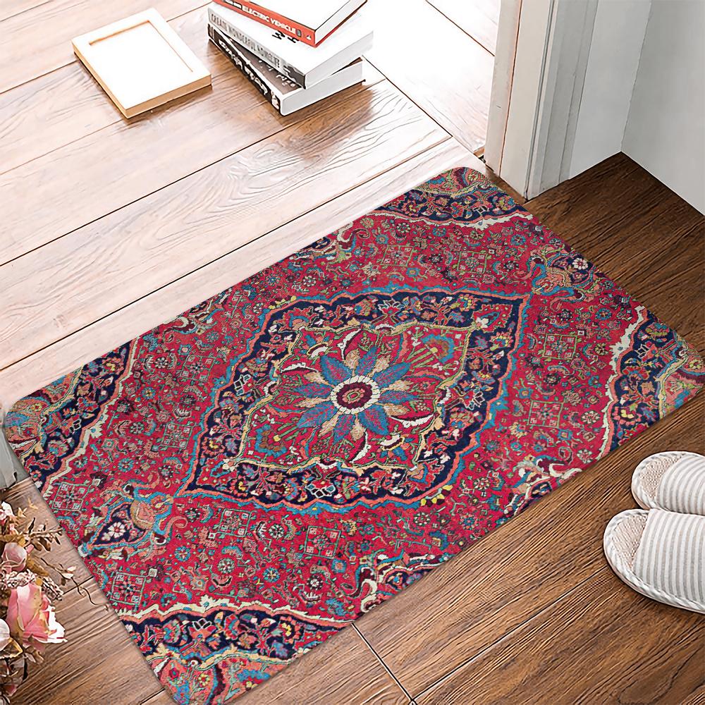 Bohemian Style Doormat Entrance OutDoor Carpets Non-Slip Bathroom Feet Mat Kitchen Bedroom Hallway Long Rugs Entrance door mat