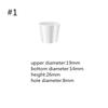 Silicone Rubber Tapered Plug With Hole Food Grade Rubber Stopper for Fermentation Barrel Airlock Valve Brew for Home Beer Bre 7