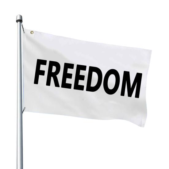 Freedom Flag Garden Charlie Banner with Grommets Outdoor Fade-Resistant Patriotic Flag for Deck Patio Porch Backyard Decoration