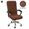 Waterproof Elastic Chair Covers Rotating Stretch Office Computer Desk Seat Chair Cover Removable