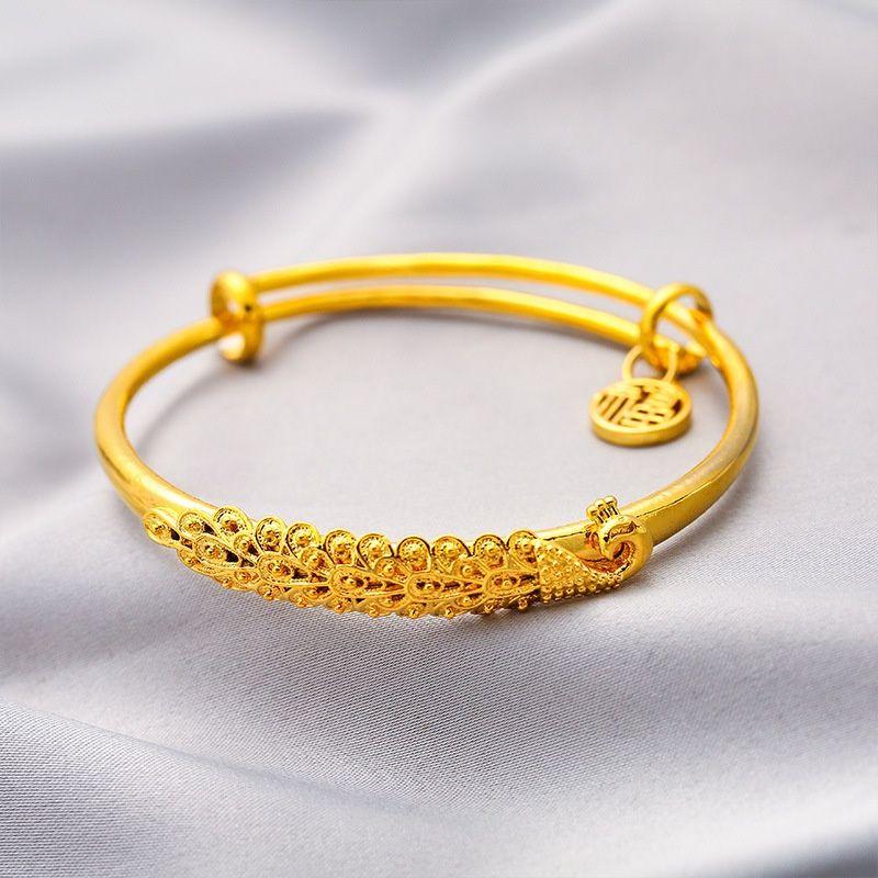 Golden Lotus Bracelet Wedding Accessories As a Gift for Mom