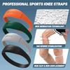 2Pcs Silicone Patella Tendon Knee Straps Support Care Strap Fixed Protection Flexible Sports Band Patellar Strape Brace Shock