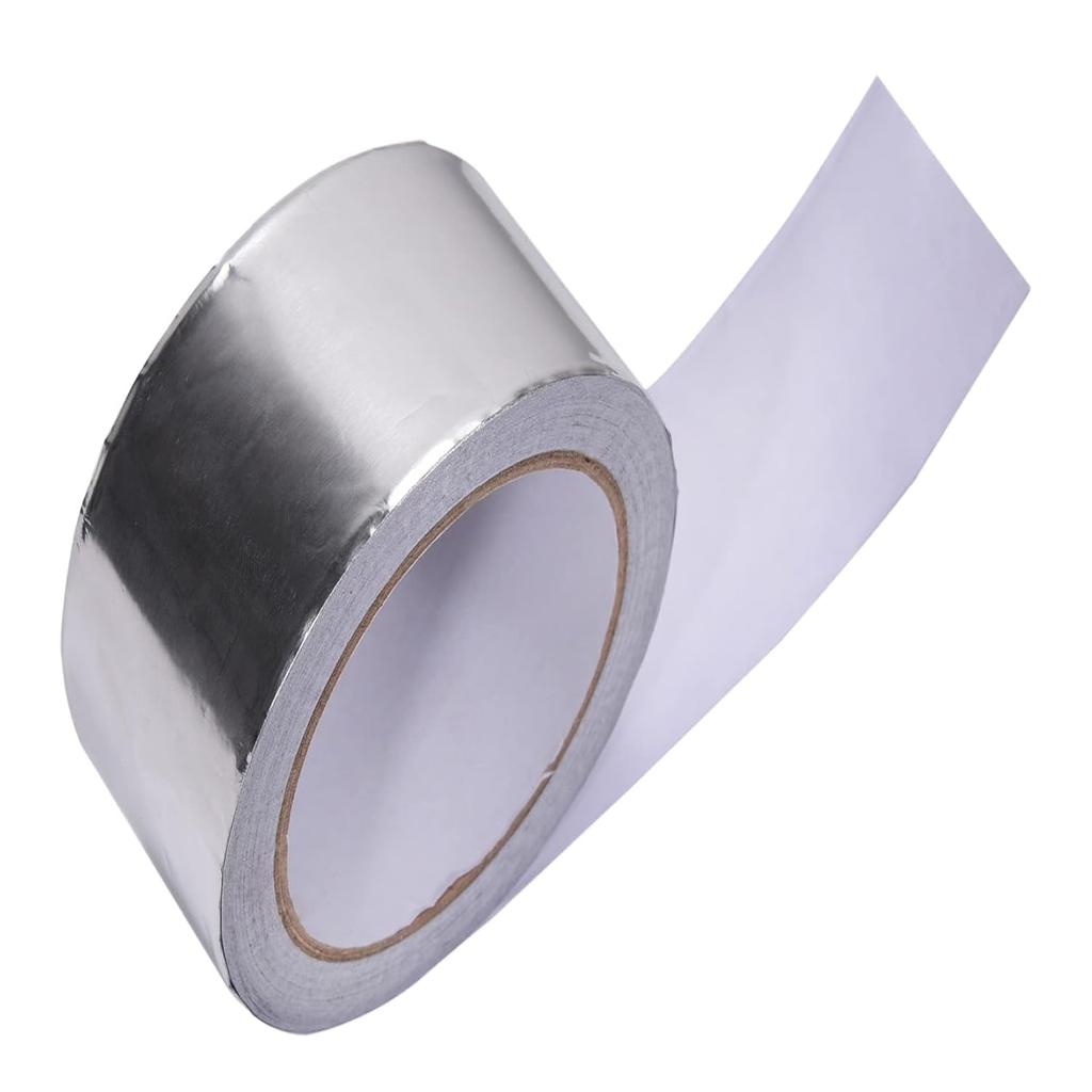Aluminium-Finish-Band für Auto-Schalldämmung & Wärmeisolationsmaterial – Hochleistungs-Dichtungsband für Fugen, Butylkautschuk, Kabel – 2,0 Zoll x
