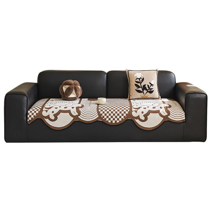 Chenier Irregular Special-Shaped Sofa Cushion Light Luxury High-End Non-Slip Seat Cushion Four-Season Universal Straight Sofa Cover