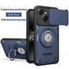 Anti-slip Armor Shockproof Case For Tecno Spark 40C KM4k Camera Lens Protection Rotating Ring Stand TPU Plastic Phone Cover