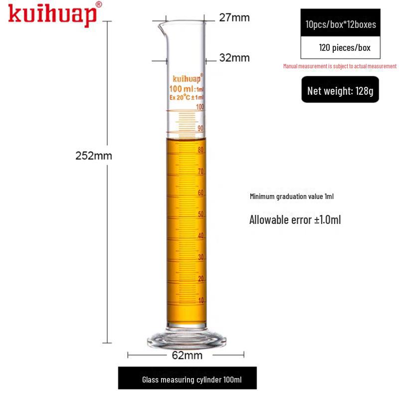 Glass and Plastic Graduated Cylinders (10ml-1000ml)