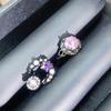 Punk Dark Personality Sweet Cool Moon Fishtail Full Diamond Open Ring Spice Girl Niche Treasure Premium Sense Ring Girl