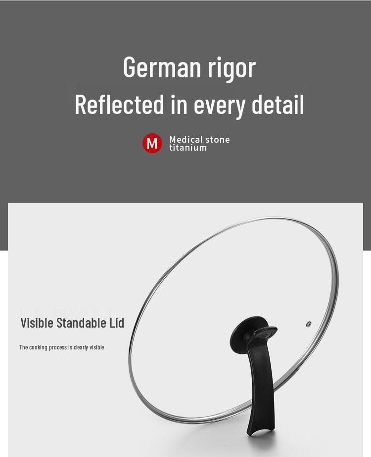 Sartén Multifuncional Antiadherente de Piedra Maifan para Cocinas de Gas e Inducción