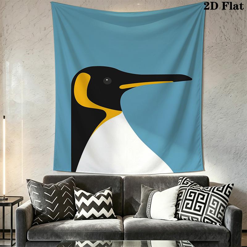 Antarctic penguins Pattern Home Decor Tapestry, Wall Hanging, Decorative RV Wall Cloth.MGT0918439