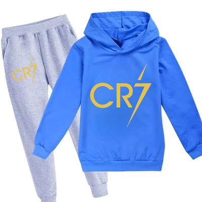 Kid's Clothes Hoodie +Pants Suit 2pcs Set Boy Tracksuit Spring Autumn Sweatshirt Set Football CR7 Children Sportsuit