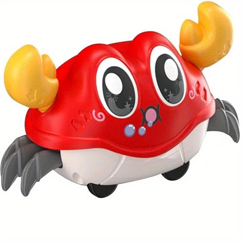 Interactive Sensory Toys for Babies Featuring a Crawling Crab, Perfect for Tummy Time And Promoting Infant Learning And Toddler Development,