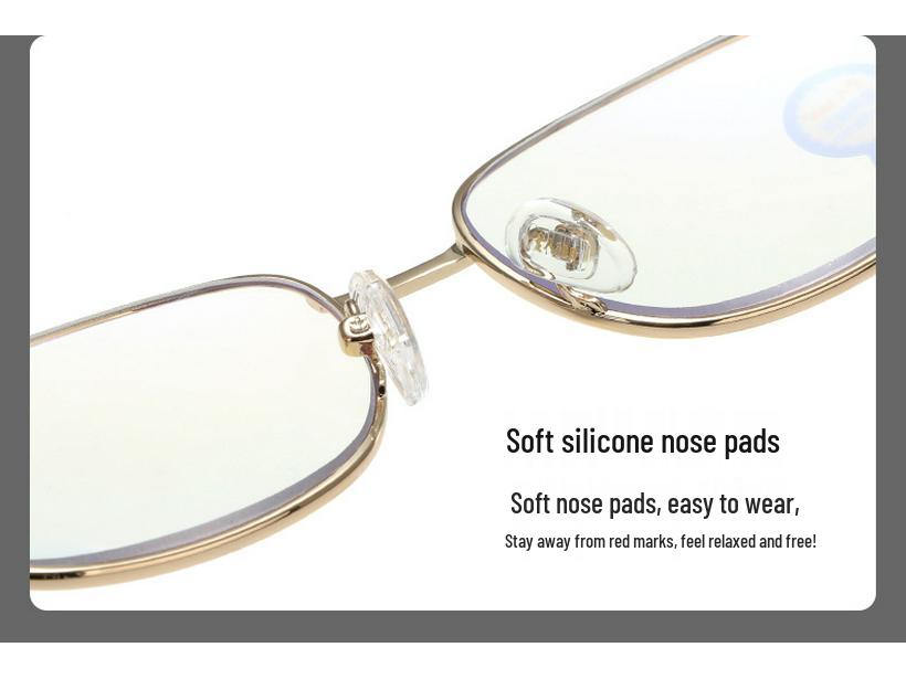 High-End Metal Reading Glasses with 100% Anti-Blue Light Protection for Seniors