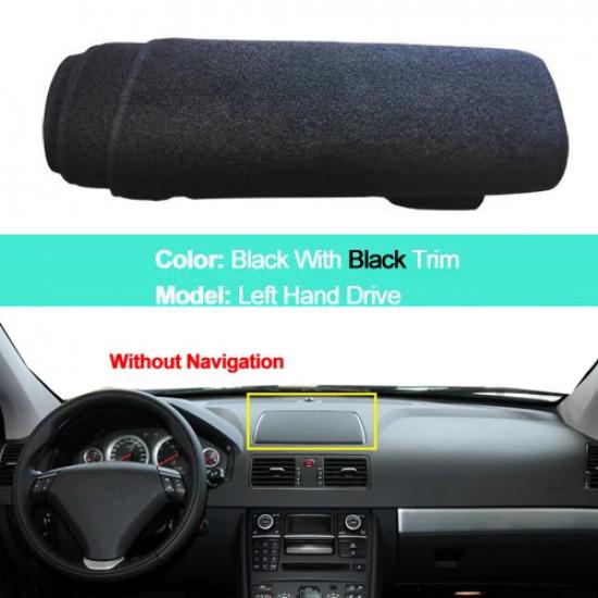 2 Layers Car Inner Dashboard Cover Dash Mat Carpet Cushion Sun Shade Dash Board Pad Cape For Volvo XC90 2002 - 2011 2012 2013